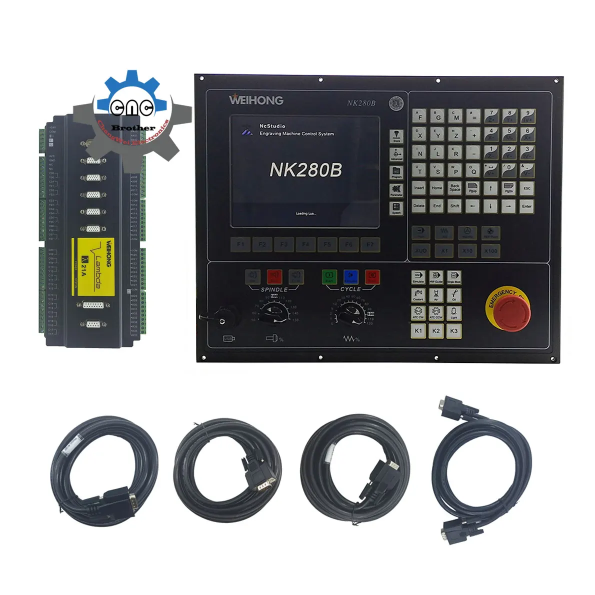 

WEI HONG NK280B 4-Axis CNC Linkage Integrated Control Card For Support ATC Straight Row Tool Change For CNC Woodworking