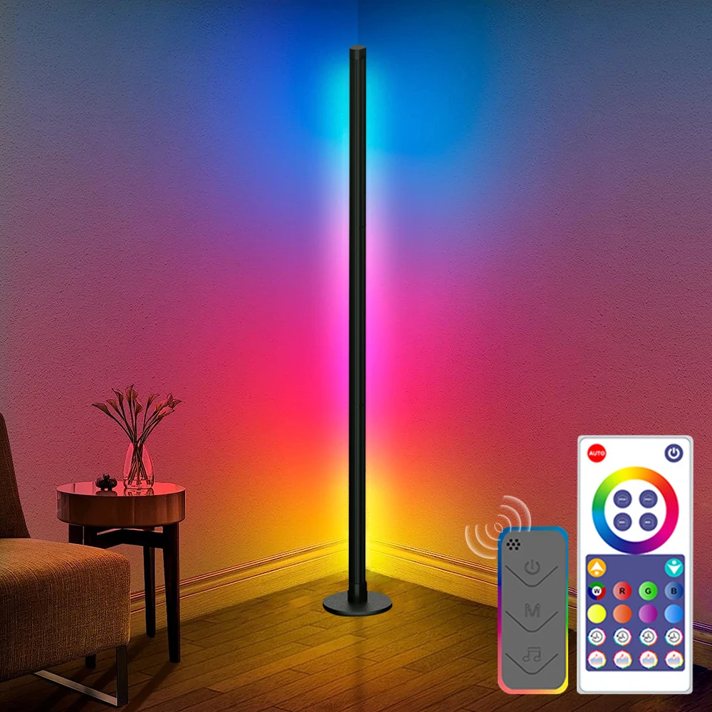 Living Room Color Floor Lamp Dimmable Corner Floor Lamp with Music Sync living-room-color-floor-lamp-dimmable-corner-floor-lamp-with-music-sync