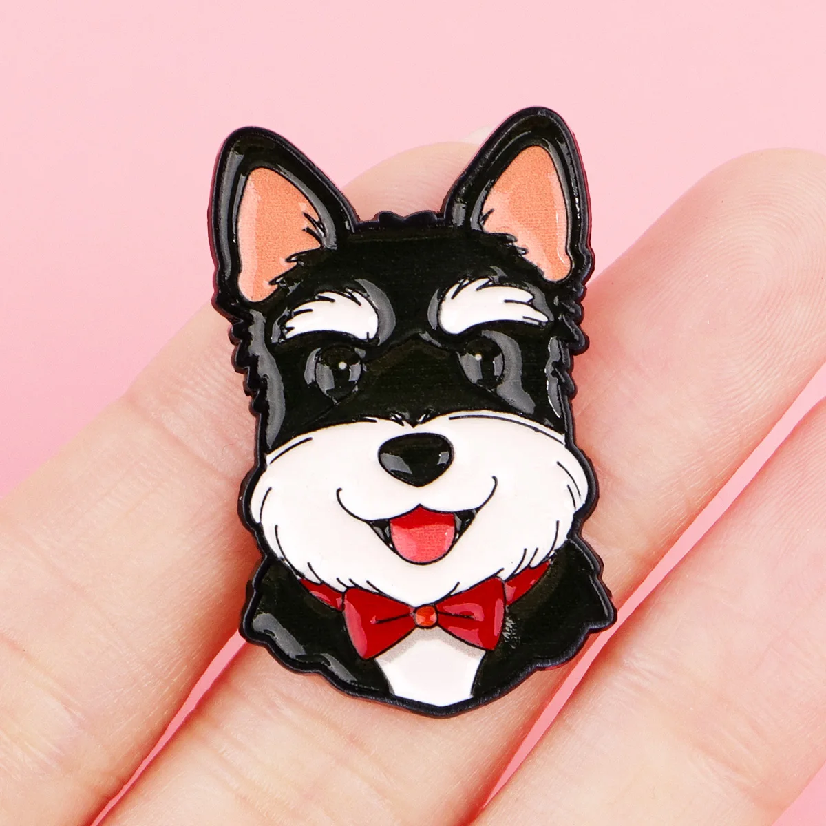 Niedliche Cartoon-Hunde-Emaille-Pins, Corgi-Bulldoggen-Broschen für Rucksäcke, Cartoon-Tier-Schmuck, lustige Anstecknadeln für Tierliebhaber-Geschenke – Detail 6