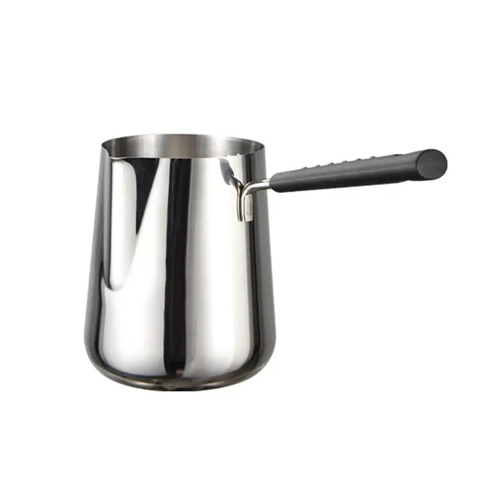 600ml/1000ml Stainless Steel Milk Pan Chocolate Butter Melting Pot Lengthened Heat-insulated Handle