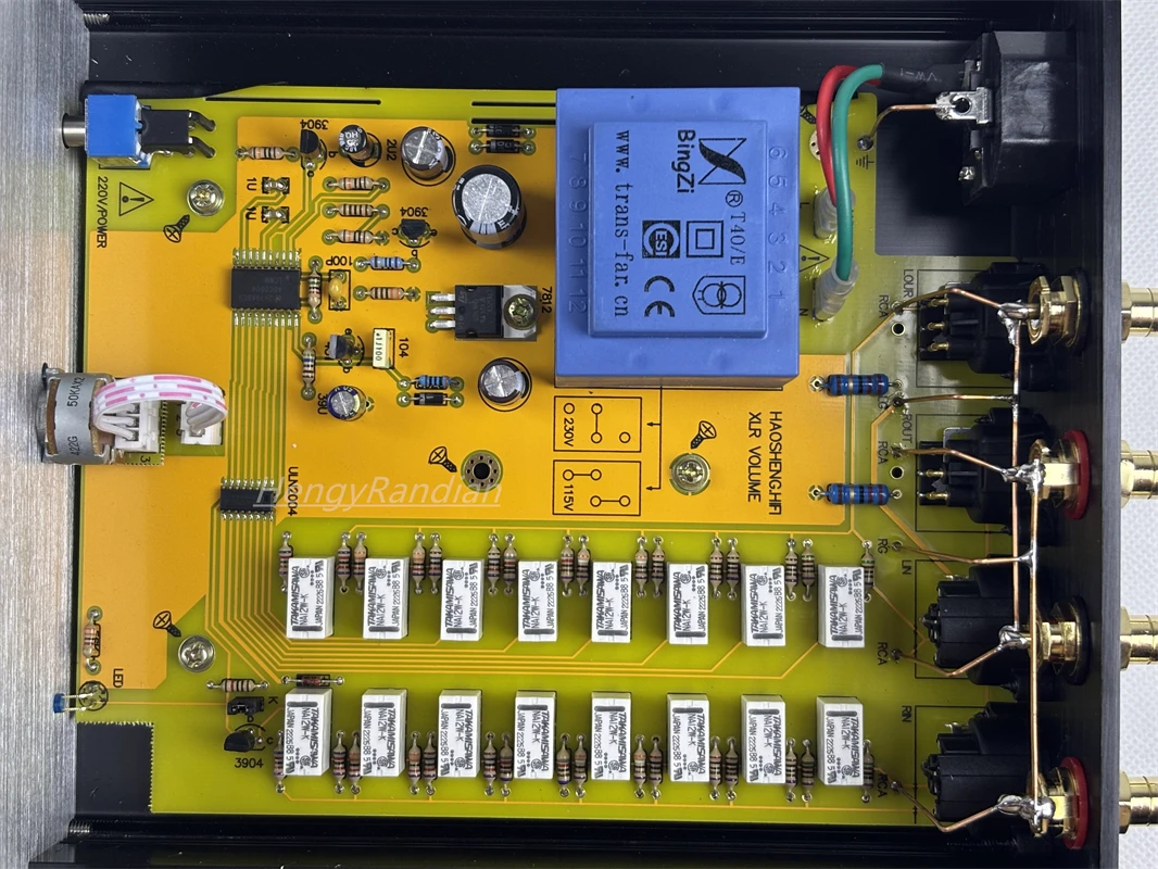 Nobsound High Precision Passieve Preamp Volume Controller VOL Control Hifi Preamplifier Alps Rca Versie Zilver 954972979