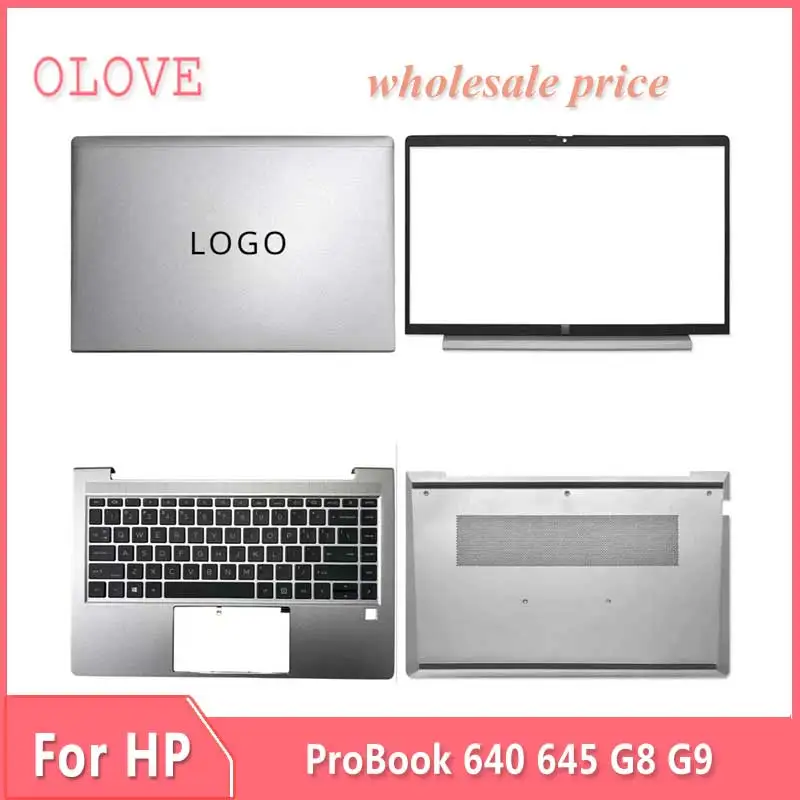 Nuovo Originale Per Hp Probook 640 645 G8 G9 Laptop Lcd Cover Posteriore Cornice Anteriore Poggiapolsi Superiore Base Inferiore Custodia Cerniere Per 