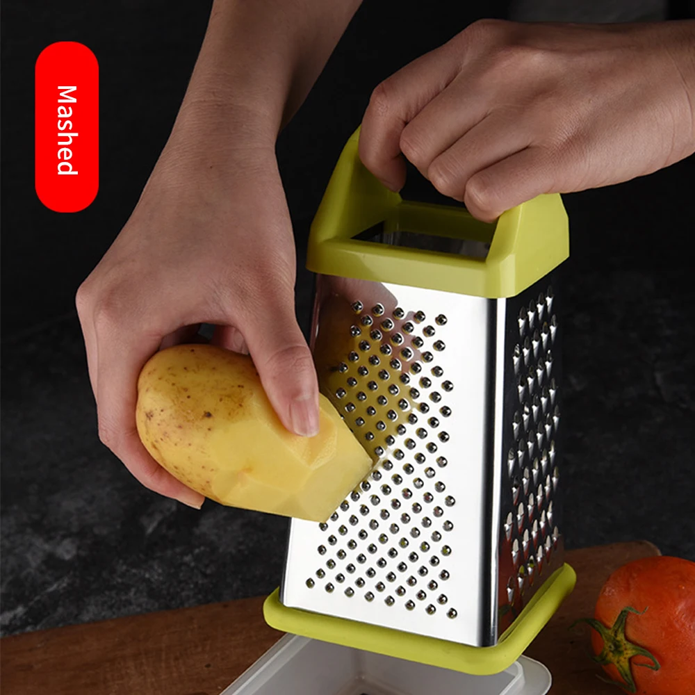 Multi-Function 4 Sided Cheese Grater Vegetable Manual Slicer Box Stainless  Steel Kitchenware - China Chesse Grater and Kitchenware price