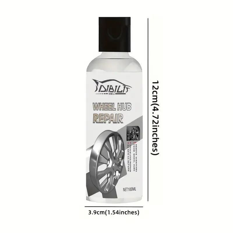 General Wheel Hub Repair Kit-Alloy Hub Scratch Removal Agent, Oxidation and Rust Removal, Wheel Polishing