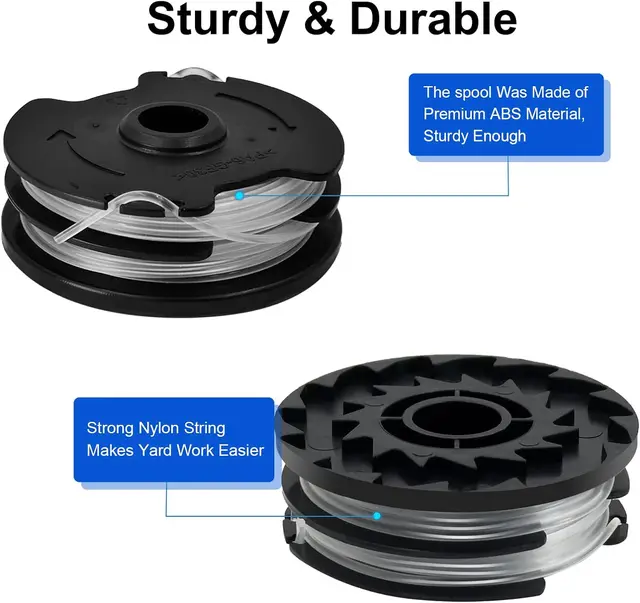 Bobine Di Ricambio Per Decespugliatore LIDL Parkside - 4 Pezzi Da 1,6mm Per Modelli PRTA 20-Li, PRT 300, PRT 550 - Foto 10