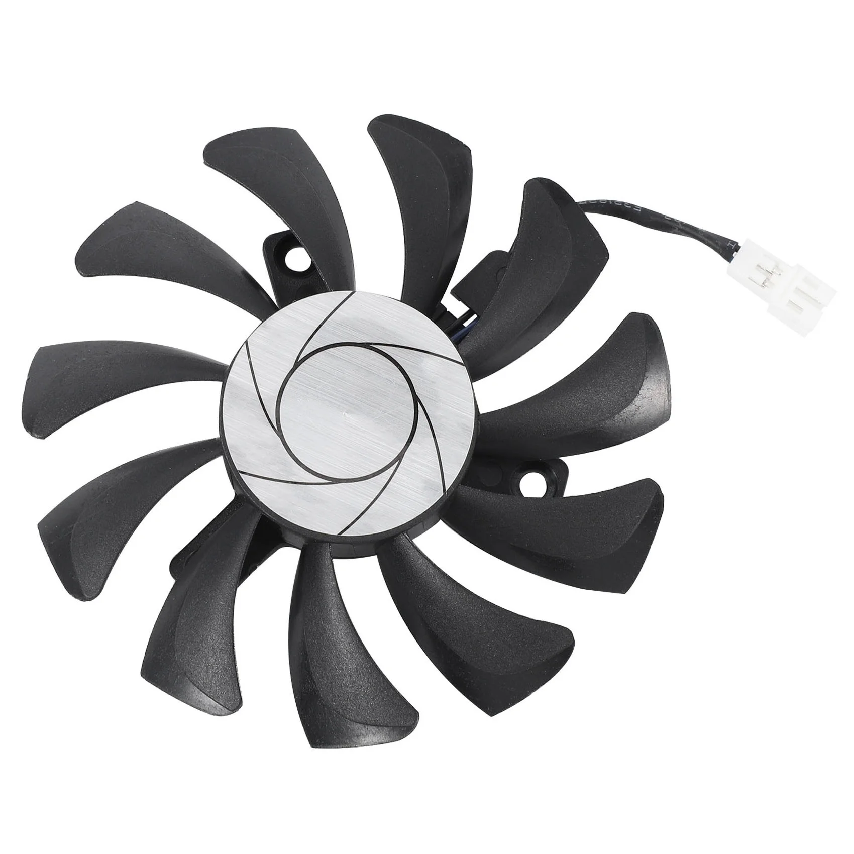 Ha8010H12F-Z 75Mm 2Pin Gtx1050Ti Gpu Cooler Doppia Ventola Per Msi Geforce Gtx 1050Ti Gtx-1050-Ti-4Gt-Oc(1 Pz)