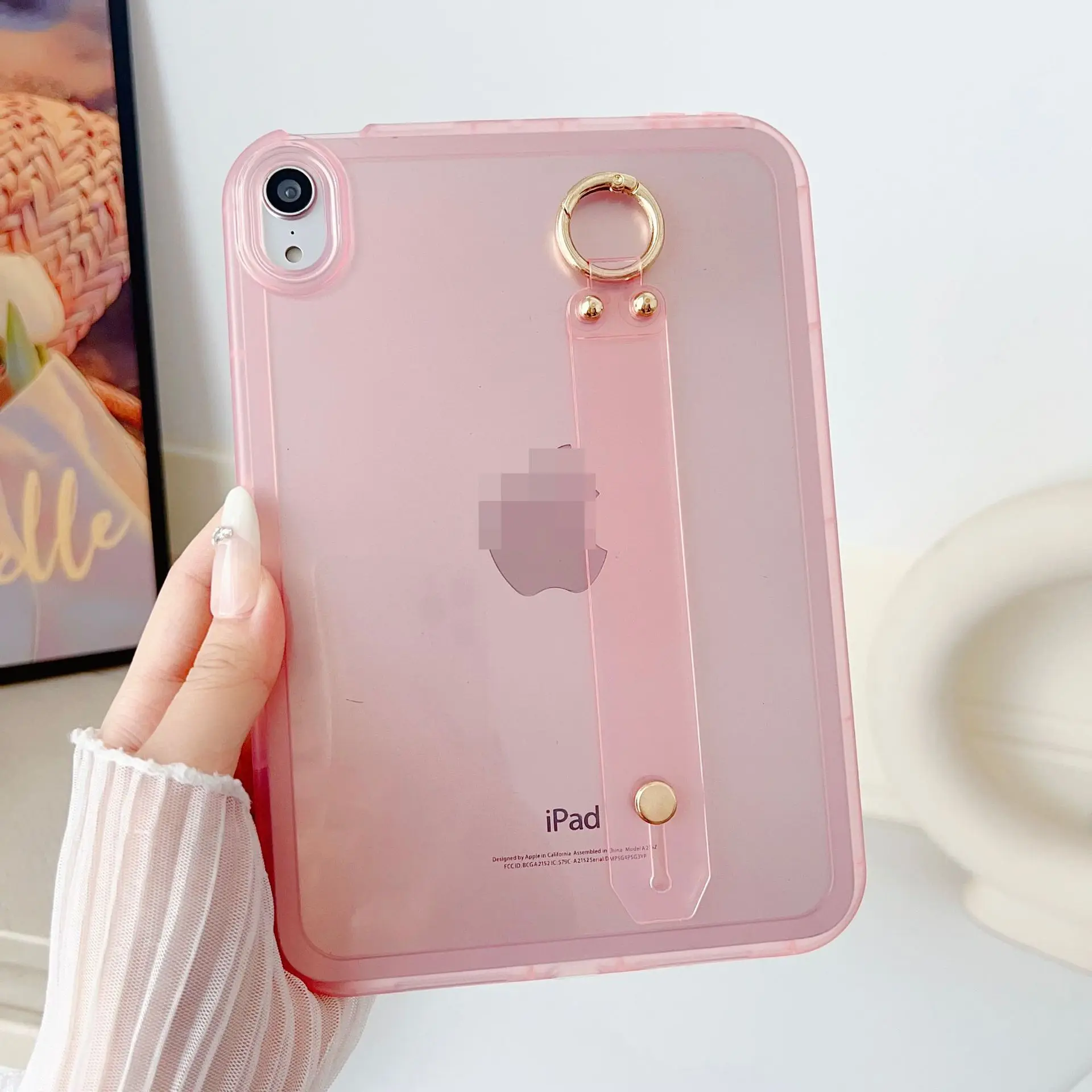 Universal Soft Protective Tablet Case with Hand Strap and Durable Back Shell