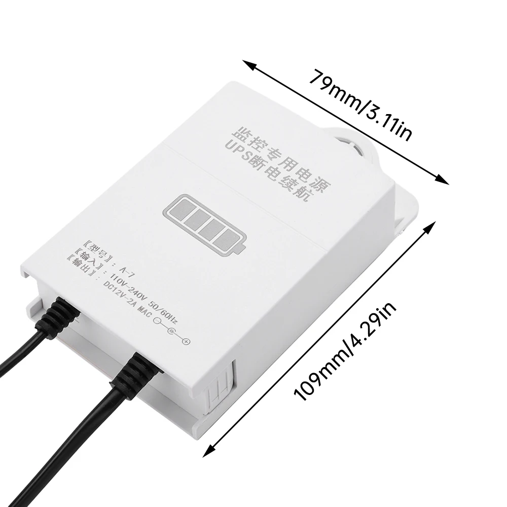 12V UPS Uninterruptible Power Supply UPS Battery Backup Security Standby Power Supply WiFi Router Modem Security Camera