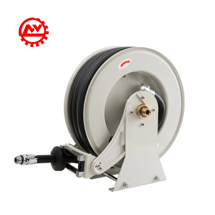 Professional Heavy Duty Spring Driver Self Rewind Automatic Retractable Diesel Fuel Hose Reel