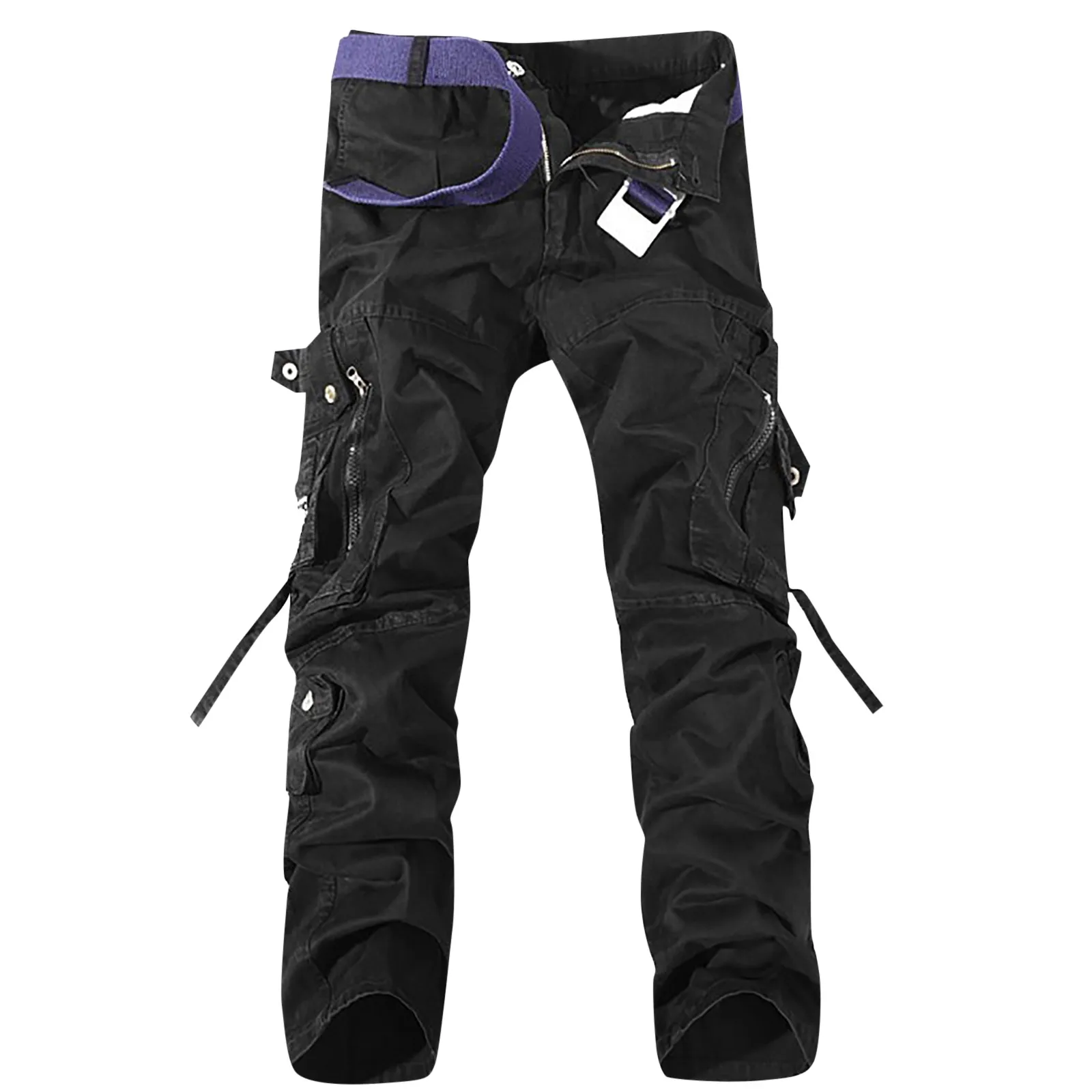 

Military Tactical Pants Men Multi-Pocket Washed Overalls Men Loose Cotton Pants Male Cargo Pants For Men Trousers