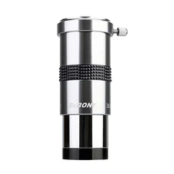 Premium 1.25 Inch Adjustable Magnification Barlow Lens - Metal Body, Fully Multi-Coated - Ideal Telescope Accessory for Enhanced Astronomy Experience (3X Barlow Lens)