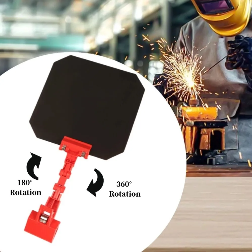 Anti-glare Welding Shield Mask Clip Design Rotatable Welding Light Shield Plate Adjustable Portable Welding Protection Cover