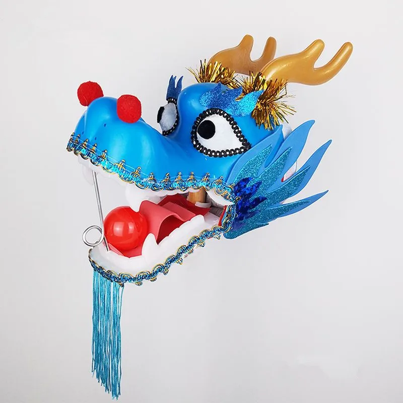 400 Gram Adults Chinese Dance Dragon Head Plastic Solid Firm Hard