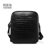 

cestbeau import nile crocodile leather Men crocodile bags Single shoulder bag male bag leisure single shoulder bag