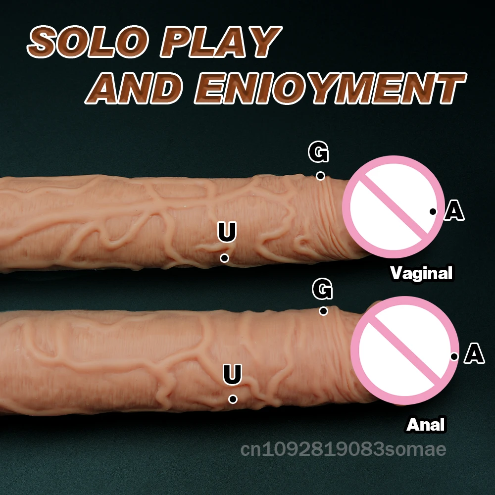 Realistischer Flexibler Doppelseitiger Dildo Für Analspiel_voghion.com