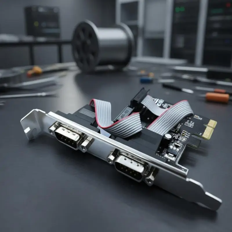 PCIe 확장 카드 RS232 포트 병렬 커넥터 확장 카드 교체