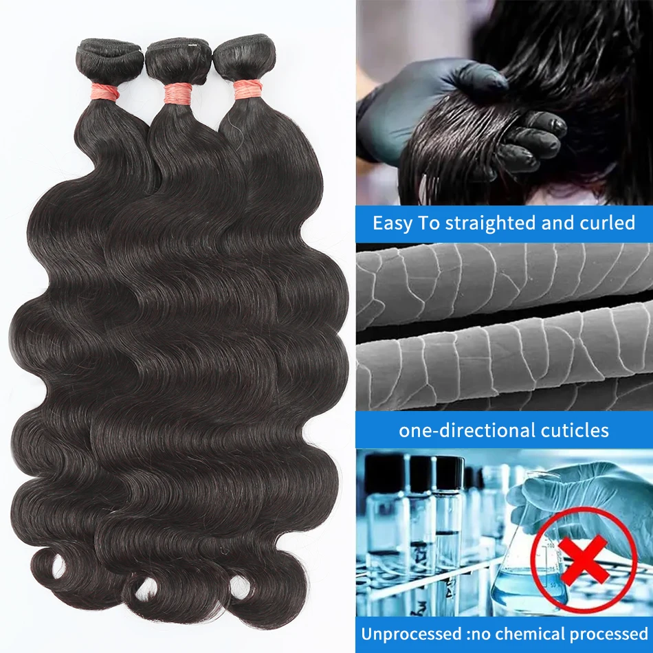 Human Hair Bundles Xcurly Body Wave Remy Unprocessed Raw Virgin Human Hair Water Wave Extensions 3 4 5 Bundles Deal