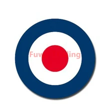 

Fuwo Trading Hot Sell Car Stickers RAF Roundel The Who Mod Target Vespa Reflective Anti-UV Waterproof PVC Car Sticker Car Decor