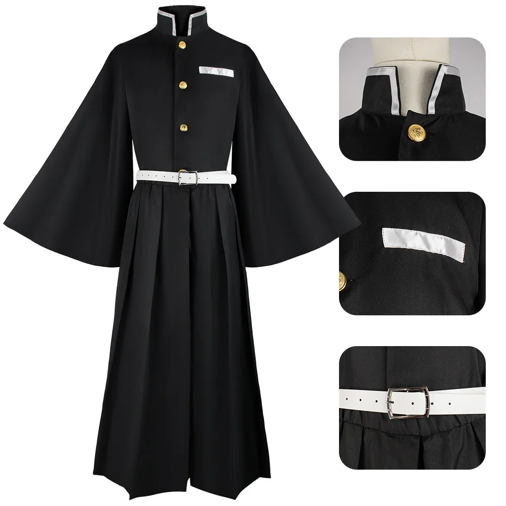 Aime Tokitou Muichirou Cosplay Costume Anime Demon Slayer Kimetsu No Yaiba Kisatsutai Uniform Wig Halloween Party Clothe