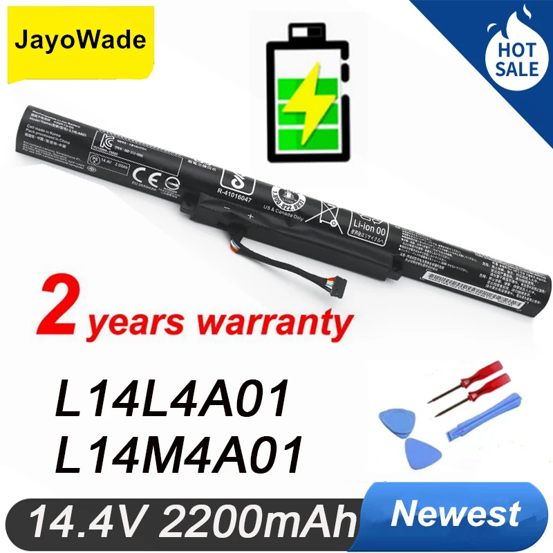 

Новый аккумулятор L14M4A01 для ноутбука Lenovo IdeaPad 500-15ISK 15yle V4000 Z41-70 L14M4E01 L14S4A01 L14L4A01 L14L4A01 L14L4E01