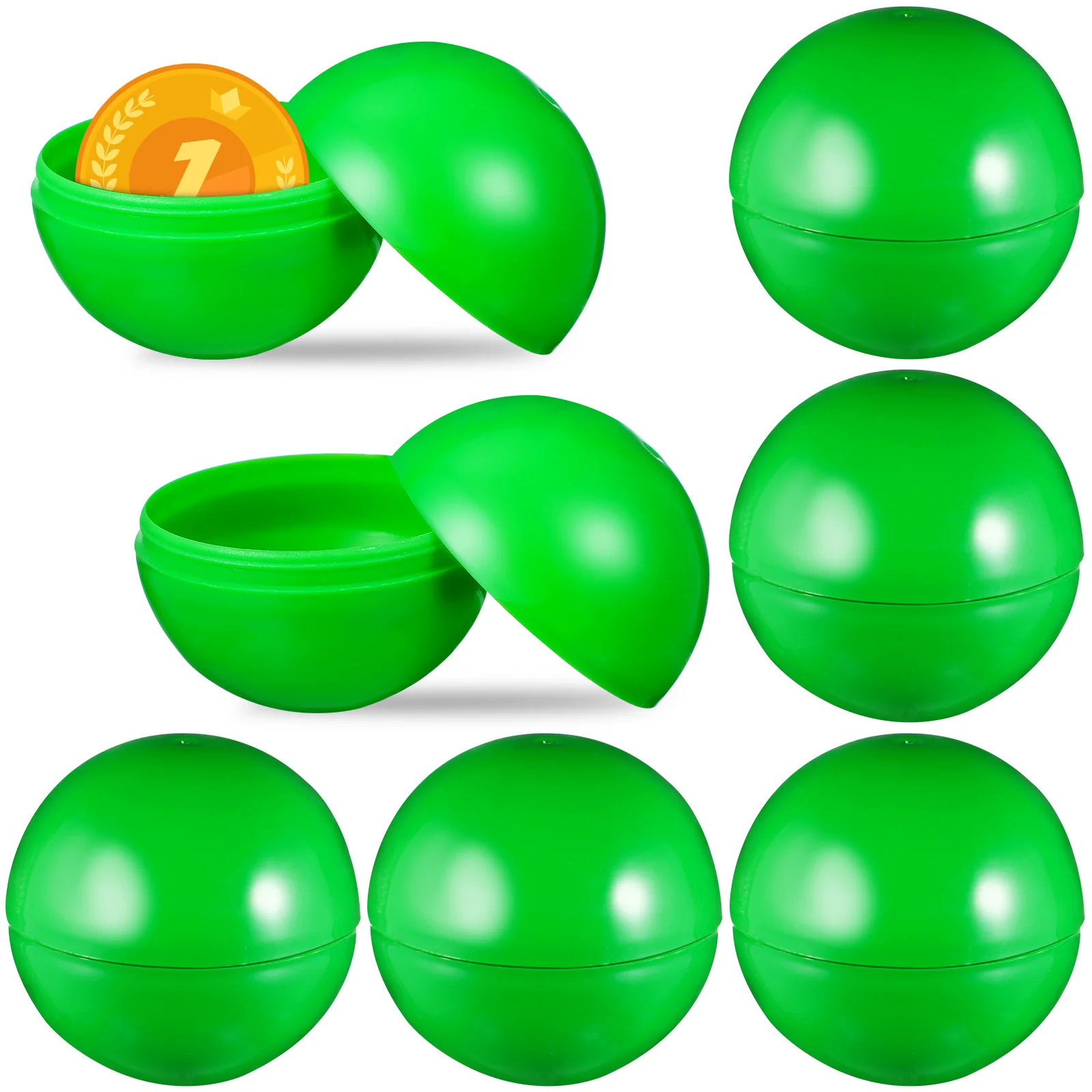 

25 Pcs Lottery Balls Raffle Balls Game Round Balls Plastic Hollow Balls Props
