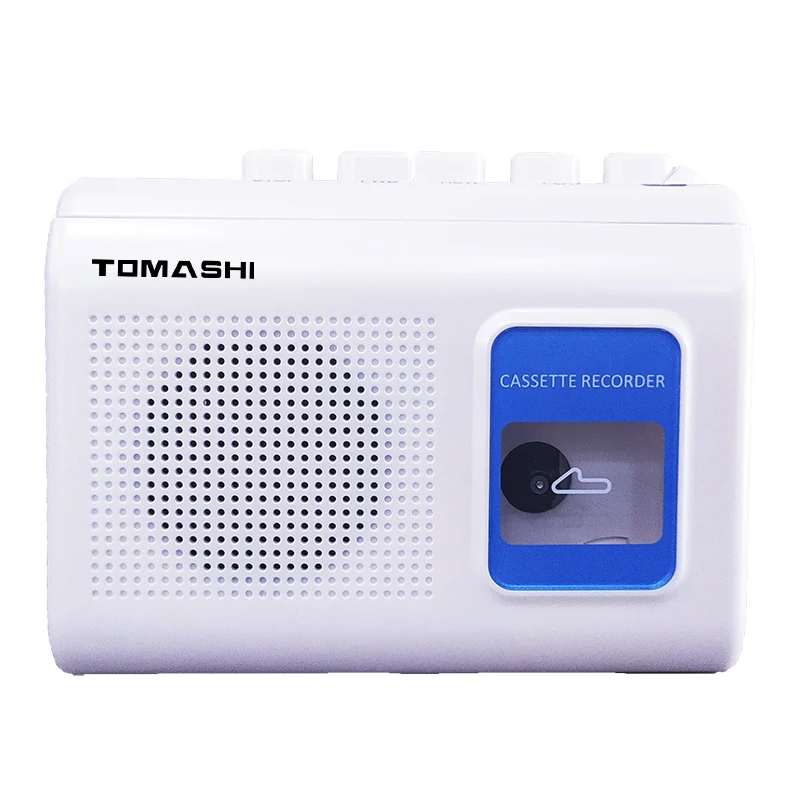 Gravador de Fita para Leitor de Cassetes Walkman com Alto-falante Fone de Ouvido Embutido Microfone Jack-ouça Música Aprenda Idioma-ac - dc Power - Image 3