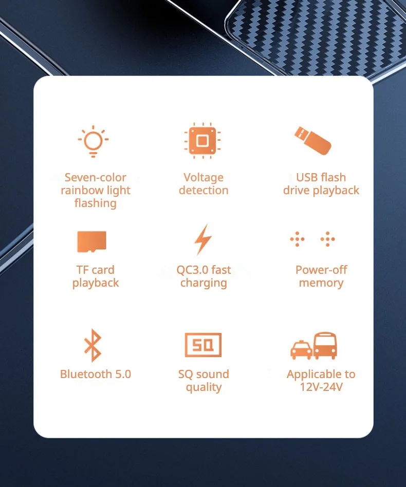 Car Bluetooth 5.0 FM Transmitter PD Type-C Dual USB Fast Charger Colorful Ambient Light Cigarette Lighter For Xiaomi iPhone Poco