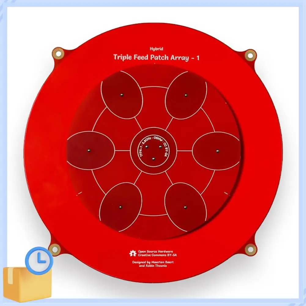Gros plan sur le connecteur SMA de l'antenne FPV Pagoda Array 5.8GHz 14dBi