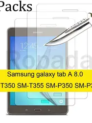 Premium Glass Screen Protector Set for 8 - Inch Tablets - 3 Pack (T350 T355 3PCS)