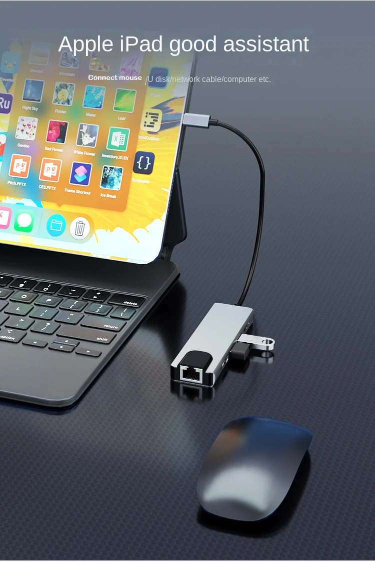 Coolcirc 5 In 1 Type C USB HUB HDTV USB 3.0 2.0 Adapter Docking Station Multi-po