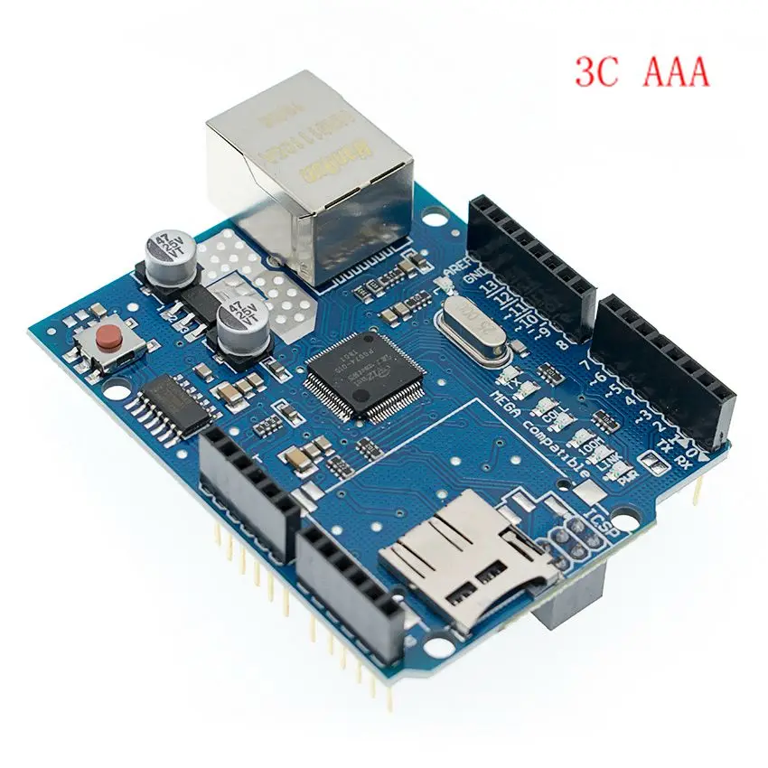 

W5100 Ethernet Shield UNO Shield Development Board