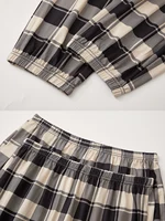 Three-piece women's comfortable pajamas New style shorts long pants short sleeved casual home wear - Image 6