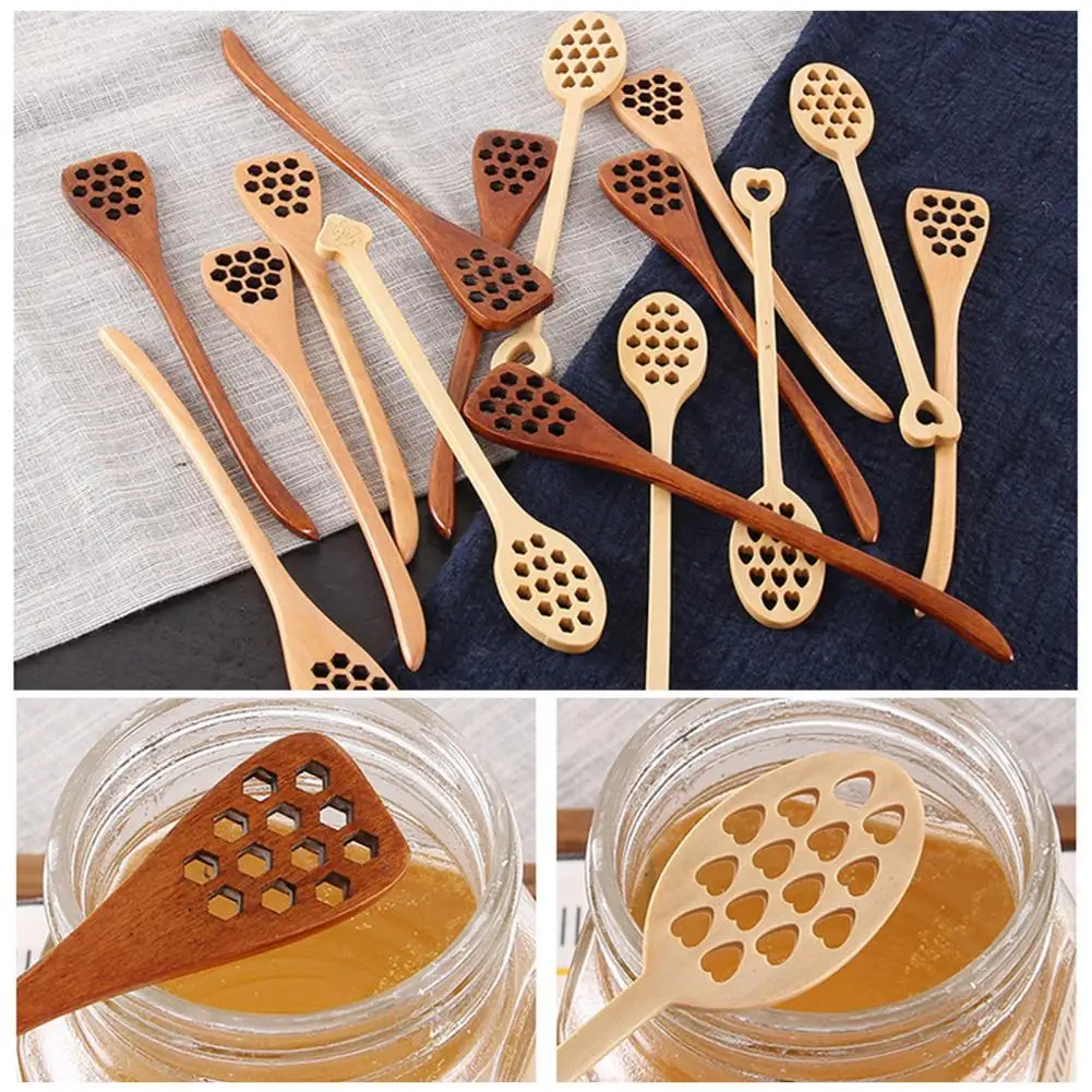 BPA Free Eco-friendly Wooden Spoon Coffee Stirring Rod Food Grade Stirring Rod Mixing Stick Kitchenware