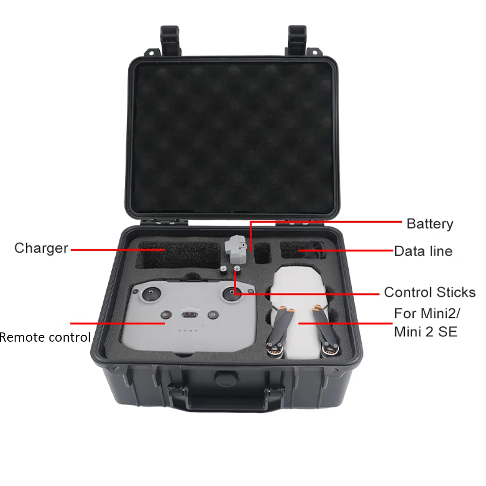Explosion-Proof Box Suitcase Drone Accessories for DJI Mini 2 SE