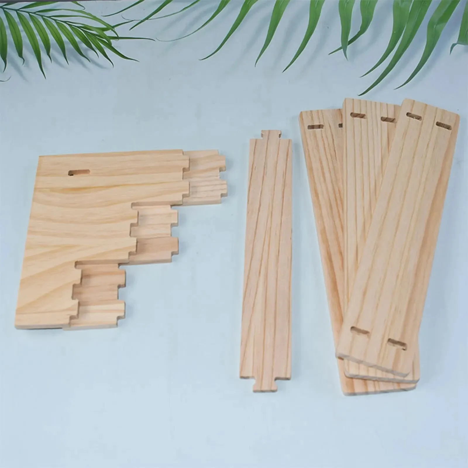 Wood Display Rack Multi Layer Household