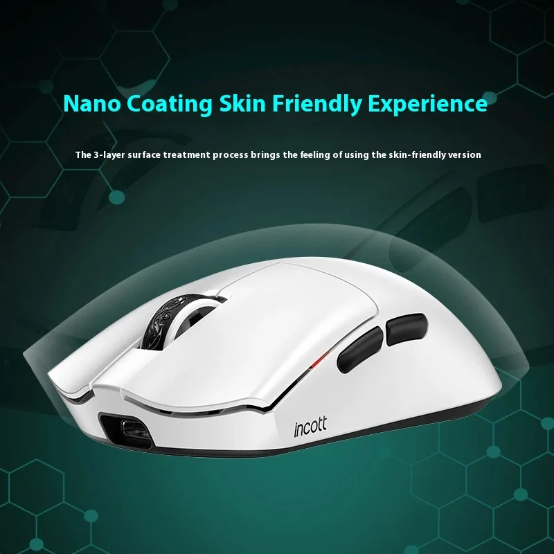 Incott 029 Wireless Mouse 8K Three Mode 2.4G Bluetooth