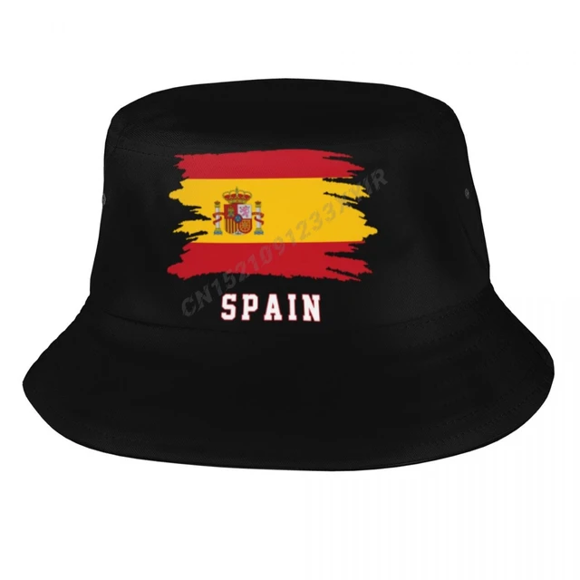 Bucket Hats Spain Flag Cool Spanish Fans Sun Shade Cool Outdoor Summer Fisherman  Caps Fishing Hat - AliExpress