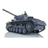 2.4G Heng Long 1/16 Scale 7.0 Plastic German Panzer III L RC Tank Model 3848 Battle Against IR Battle Toys for Boys TH17339-SMT7 5