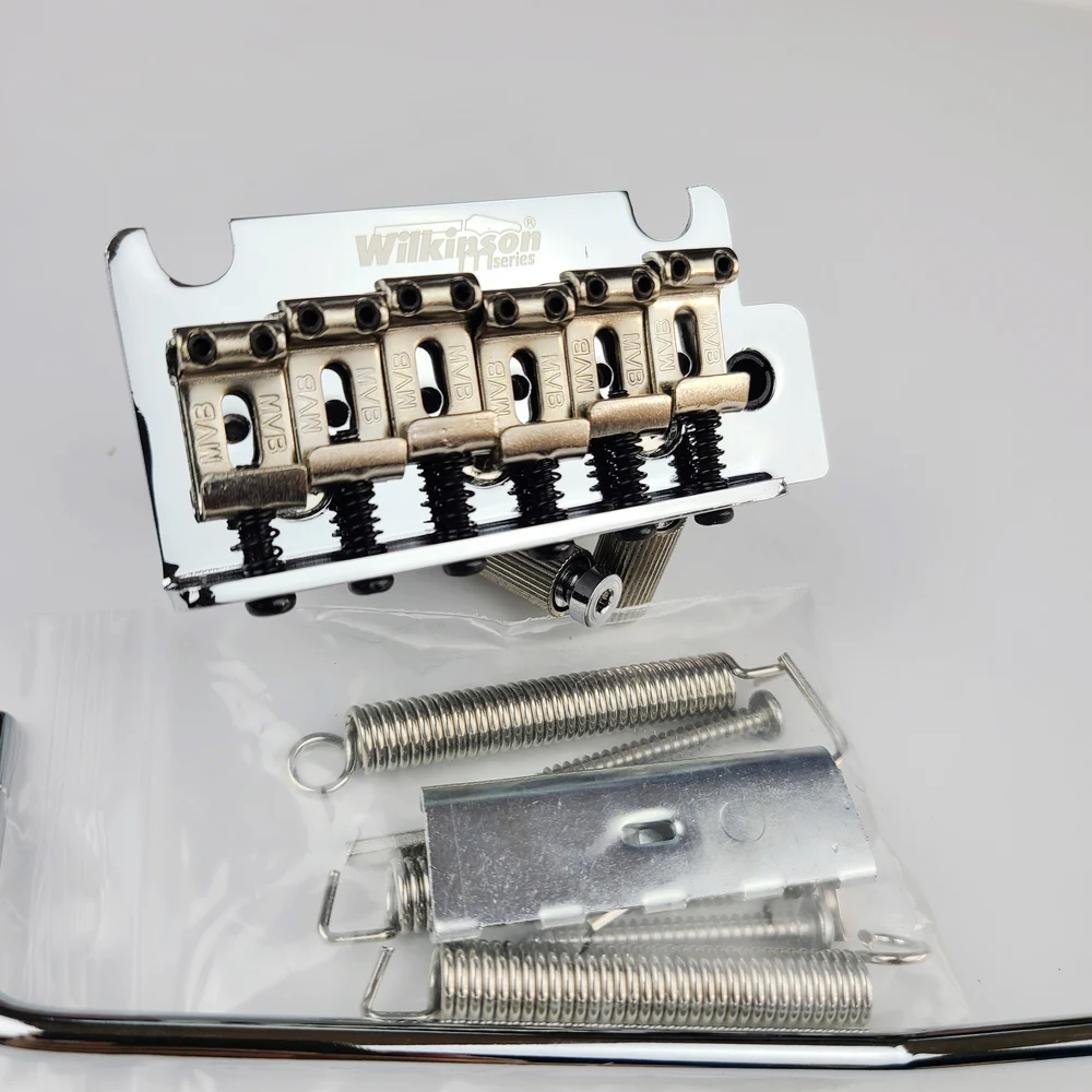 Wilkinson Licenza 2 Punto Di Tipo Vintage Chitarra Elettrica Ponte Tremolo Argento Cromato Per Strat E Suhr Chitarra Wov05