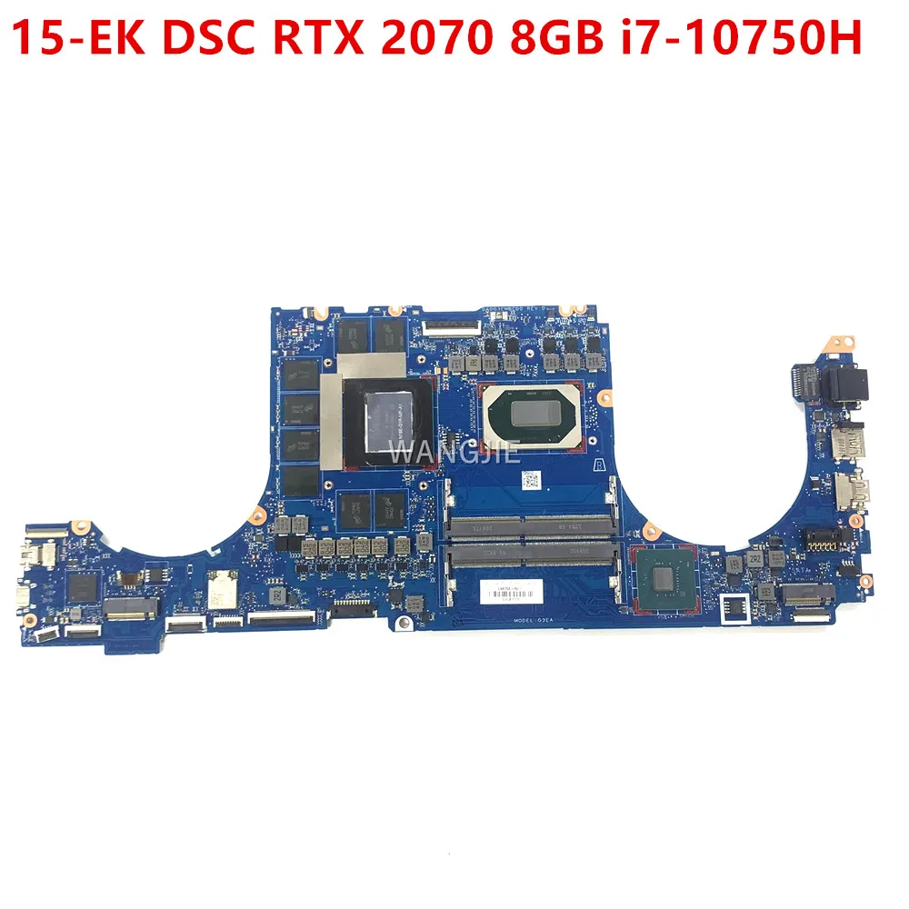 

For HP OMEN 15-ek0511TX 15-EK Laptop Motherboard L98755-601 L98755-001 DSC RTX 2070 8GB i7-10750H WIN DA0G3EMBCD0 100% Working