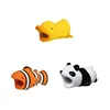 3pcs Cartoon Cute Animal Bite Bite Data Cable Protector Data Cable To Prevent Breakage Protector 6