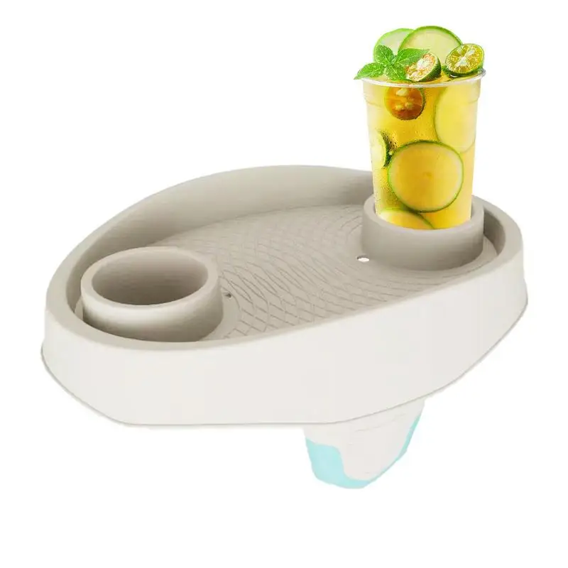 Hot Tub Tray Hot Tub Side Table Nonslip Drink Cup Holder Drink Caddy With Cup Holders Bathtub Spa Accessories And Supplies