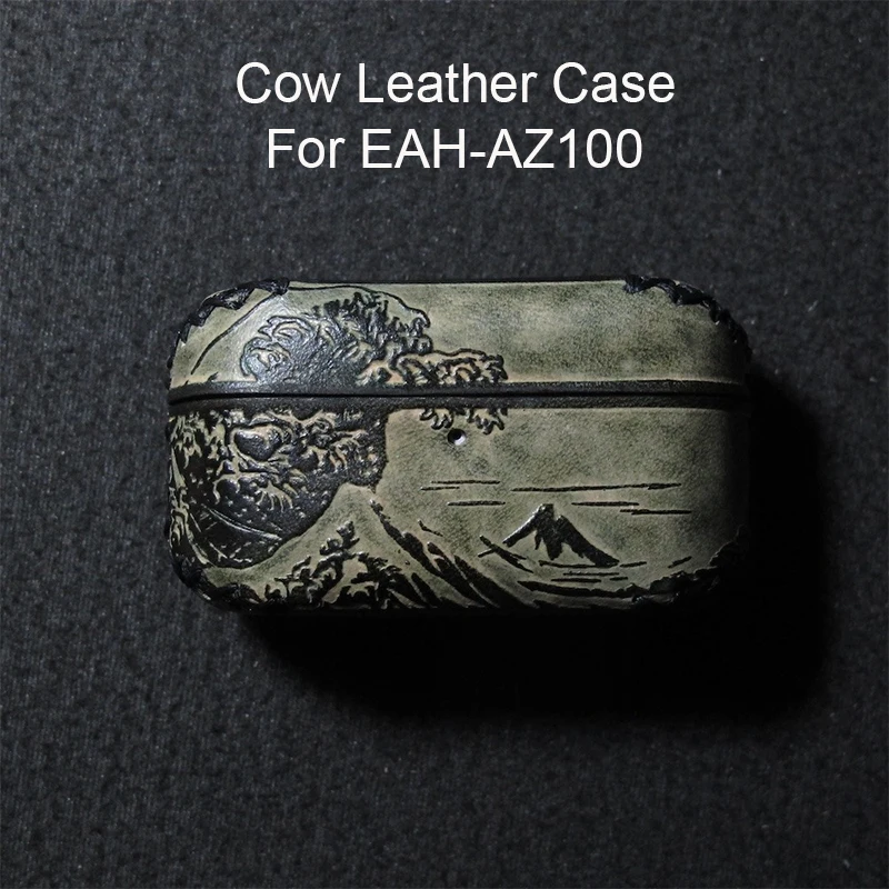Genuine Leather For Technics EAH-AZ100 Case Luxury Real
