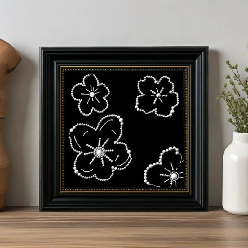 Handmade Pearl Painting Frame for Living Room Decoration