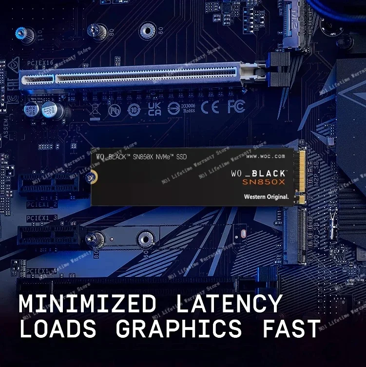   SN850X 2TB 4TB 8TB WO  7300 MB/S NVMe M.2 SSD PCIe 4.0 2280 SSD, ӿ Ʈ ǻ ̴ PC ƮϿ