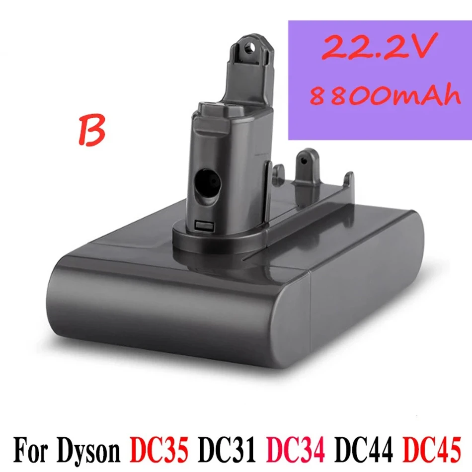 Batterie Li-ion 22,2V 4000mAh Pour Aspirateur Dyson DC31, DC34, DC35, DC44, DC45 Type B - Compatible Références 17083... - 11