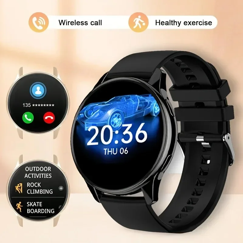 2025 Smartwatch Round AMOLED Display reloj hombre Wireless Bluetooth Smart Watches For Men Women Sleep Monitor For ios Android 2