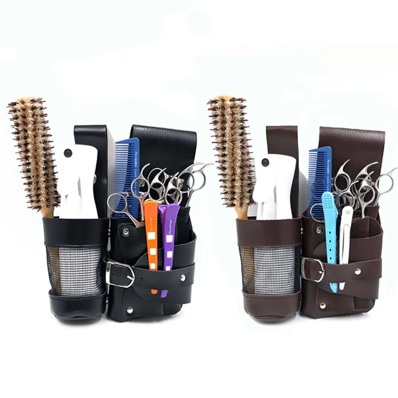 

Hair Care Styling Tools Waist Pack Hair Scissors Comb Bag Hairdressing Tool Hairpin Bottle Bag with Removable Belt