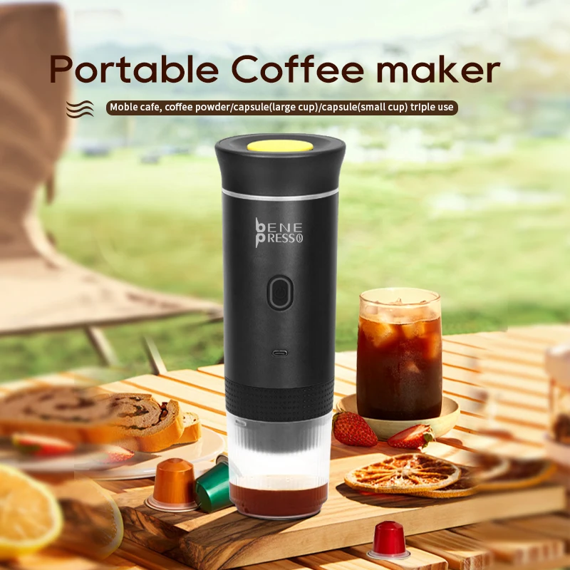 Coffee Maker Portable Electronic Espresso 3-in-1 For Car Home Camping Benepresso B4A coffee maker espresso maker