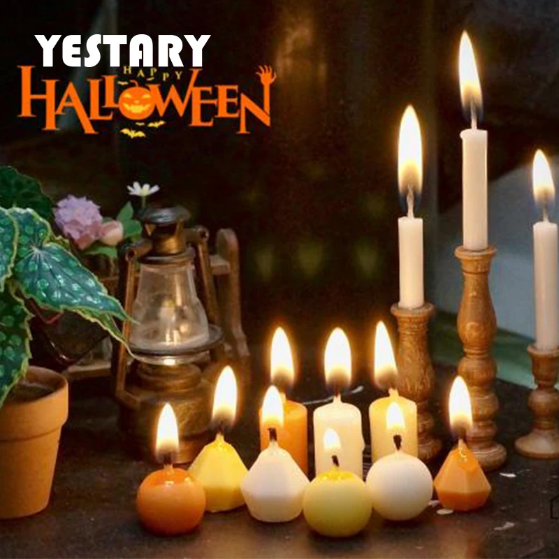 

YESTARY BJD Dolls Accessories Halloween Candles 9pcs Set For 1/6 Blythe Ob11 Dollhouse Miniature Decorations Toy Miniature Items